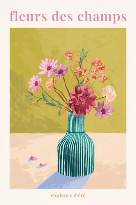 Blauw, Goed: Feldblume - Grün