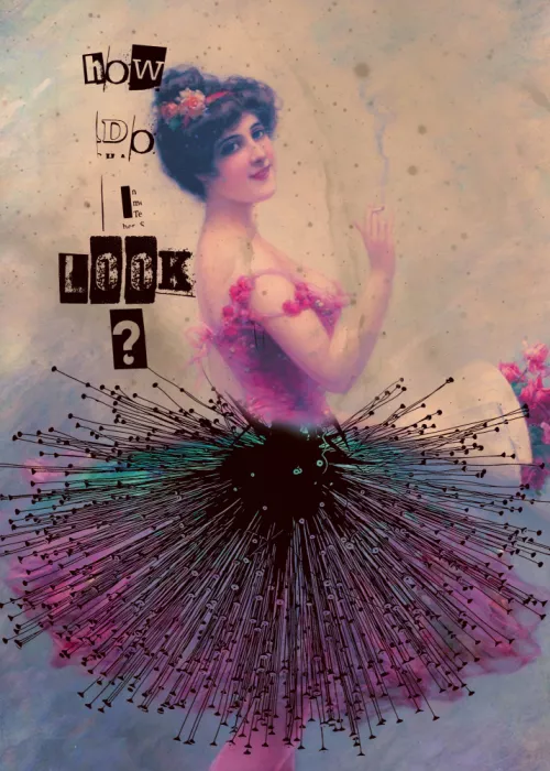 Jaszke, Justyna: How Do I Look Collage Art