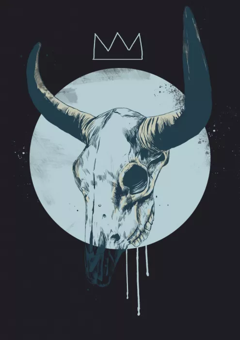 Solti, Balazs: Cranio di toro (Scuro)
