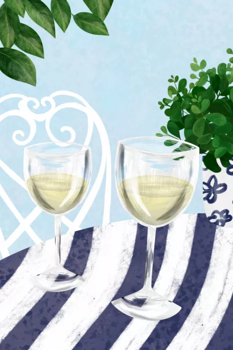 EMELIEmaria: Vin blanc sous l