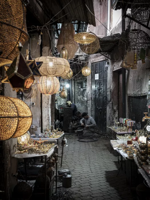 Molina, Elena: Lavorare nelle strade della medina di Marrakech