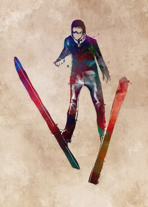 Jaszke, Justyna: Sport Ski Jumper Art