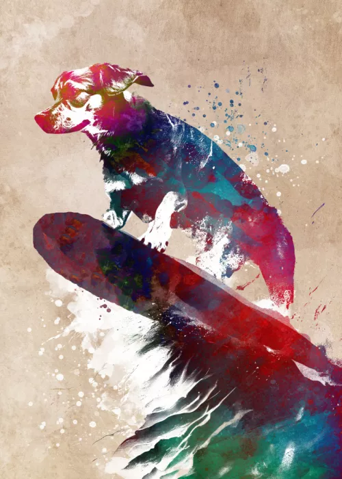 Jaszke, Justyna: Arte Perro Surfer (2)