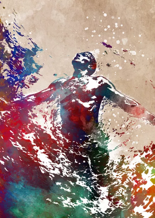 Jaszke, Justyna: Sport Swimmer Art