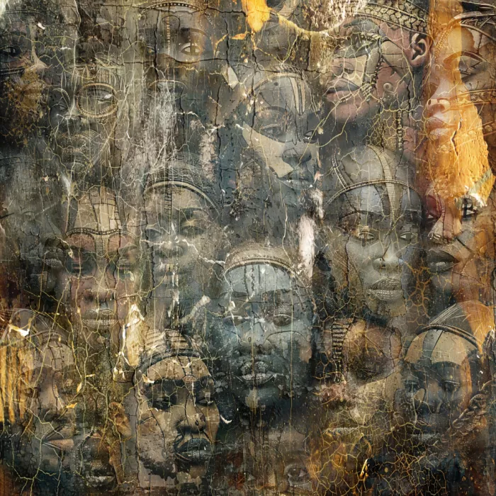 Kulik, Rafal: Art Africain Illustration Art Mural 001