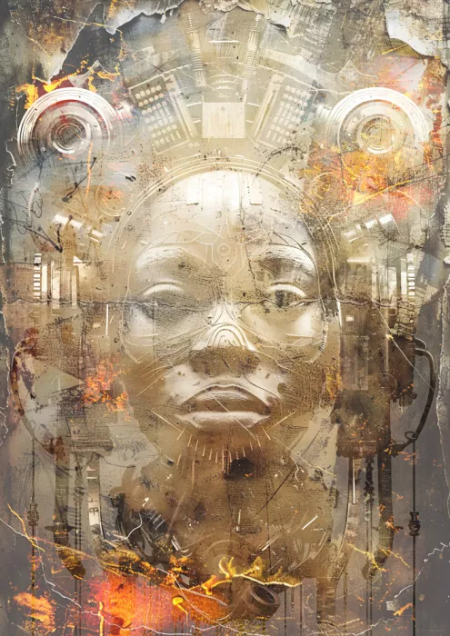 Kulik, Rafal: Arte Africana Illustrazione Murale 102