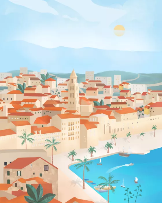 Lizde, Petra: Split, Croatia
