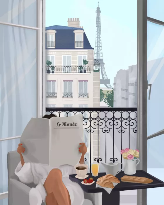 Lizde, Petra: Balcone di Parigi