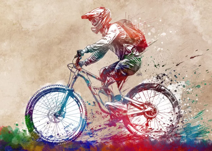 Jaszke, Justyna: BMX biker sport art