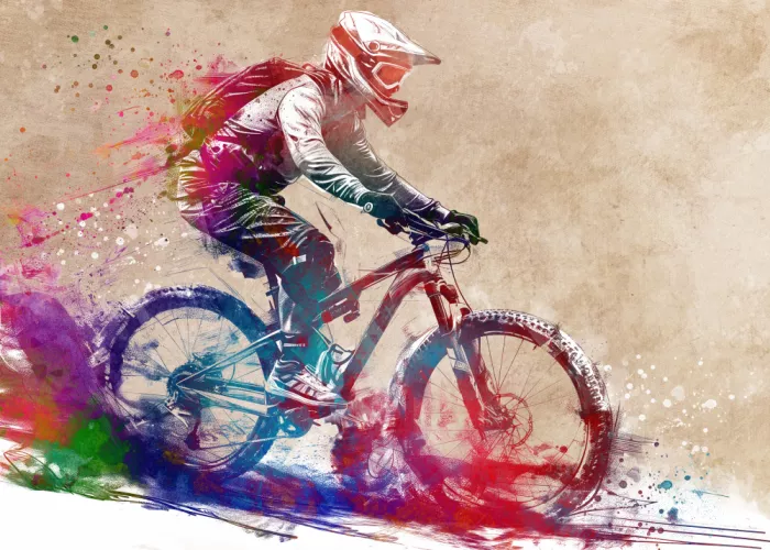 Jaszke, Justyna: BMX biker sport art