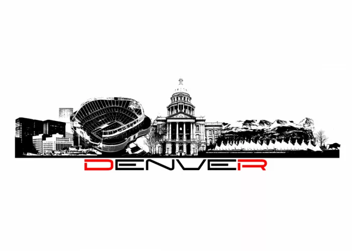 Jaszke, Justyna: Denver Usa Skyline City Art (4)