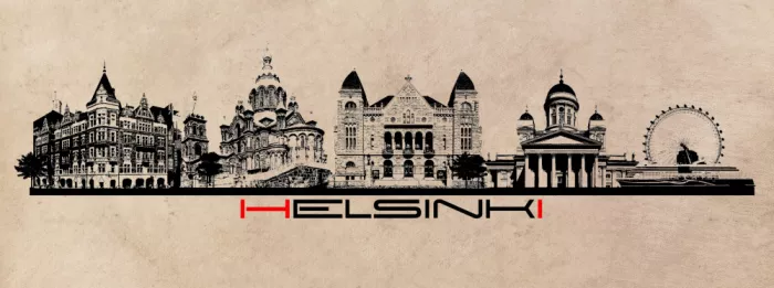 Jaszke, Justyna: Helsinki Finnland Skyline City Art (4)