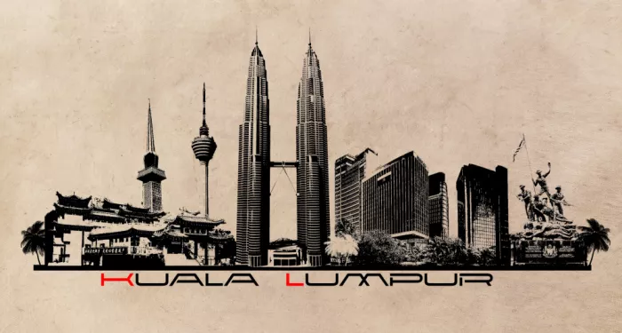 Jaszke, Justyna: Kuala Lumpur Skyline City Art (1)