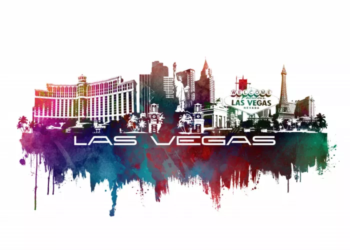 Jaszke, Justyna: Las Vegas USA Skyline City Art (4)
