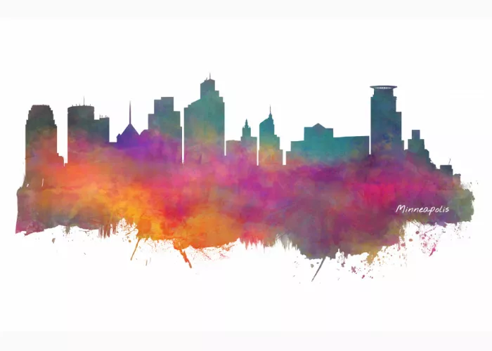 Jaszke, Justyna: Minneapolis USA Skyline City Arts (1)