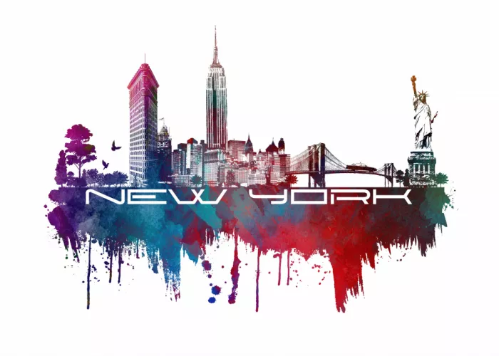 Jaszke, Justyna: New York City USA - Skyline Arte ciudadano (3)