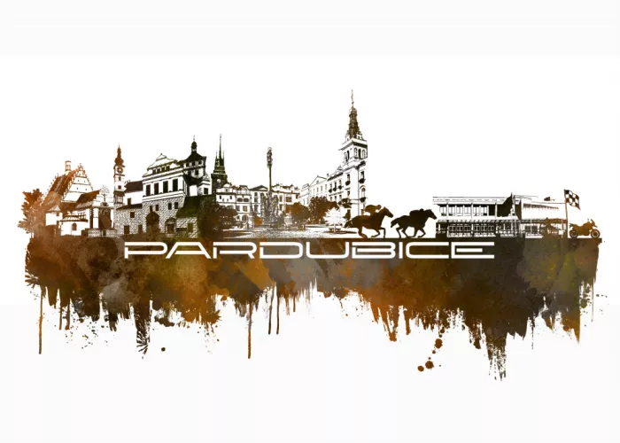 Jaszke, Justyna: Pardubice Czechia Skyline City Art (3)