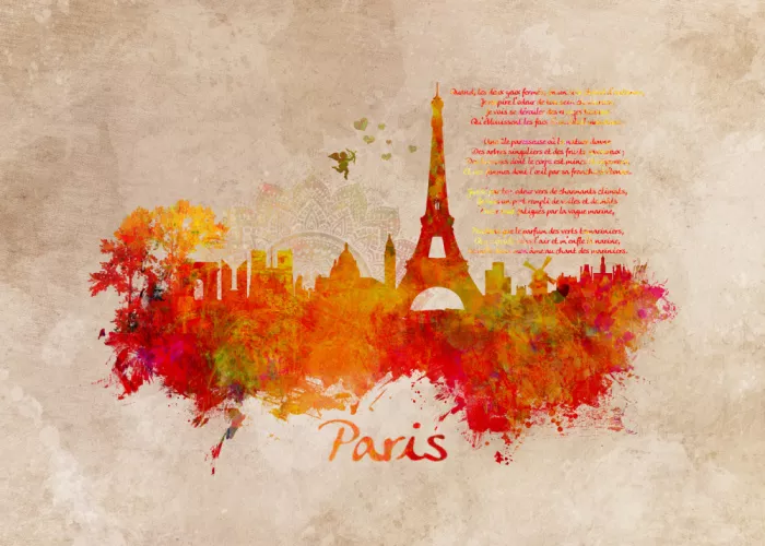 Jaszke, Justyna: Paris France Skyline Sport Art (1)