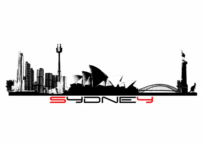 Jaszke, Justyna: Sydney Australia Skyline City Art (1)