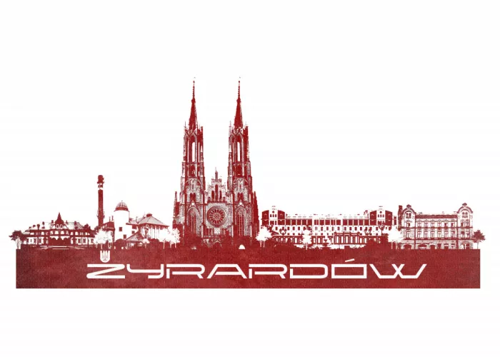 Jaszke, Justyna: Żyrardów Poland Skyline City Art (2)