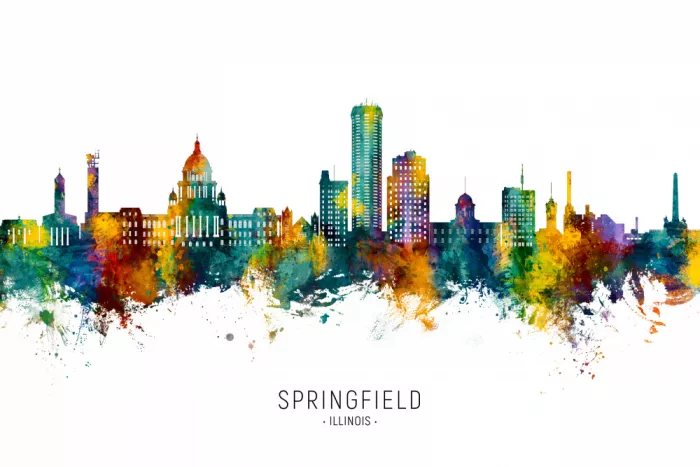 Tompsett, Michael: Skyline di Springfield Illinois