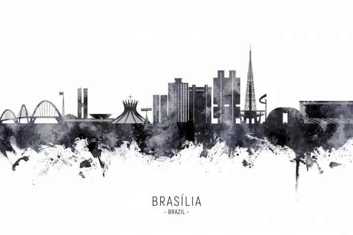 Tompsett, Michael: Brasília Brésil Skyline
