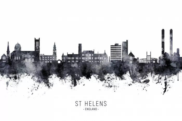 Tompsett, Michael: Skyline di St Helens, Inghilterra