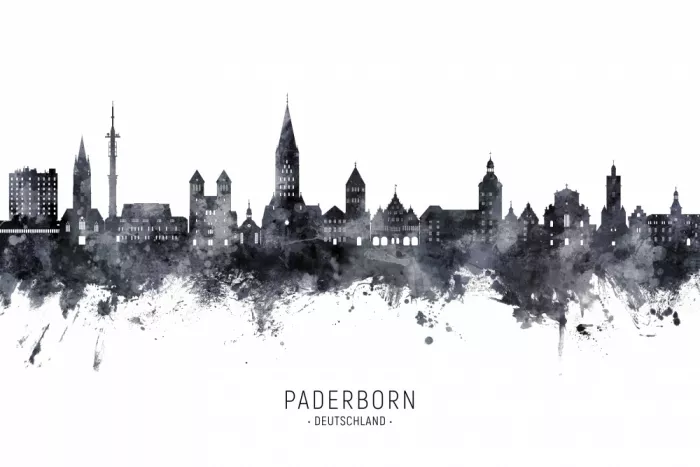 Tompsett, Michael: Skyline di Paderborn Germania