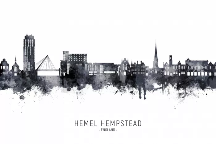 Tompsett, Michael: Skyline di Hemel Hempstead England