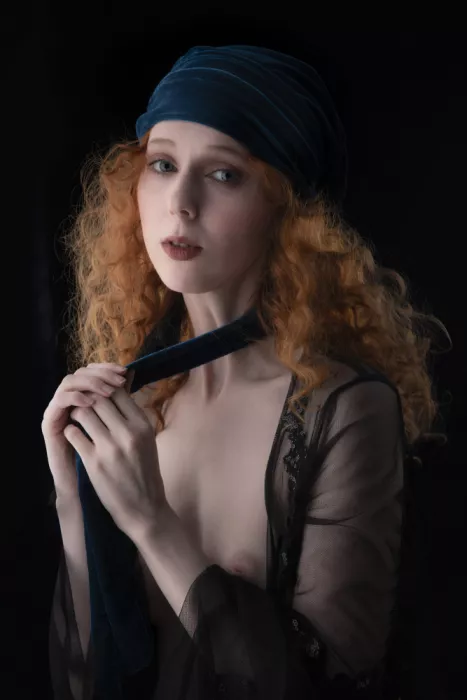 Slotboom, Jan: Mädchen mit blauem Haube