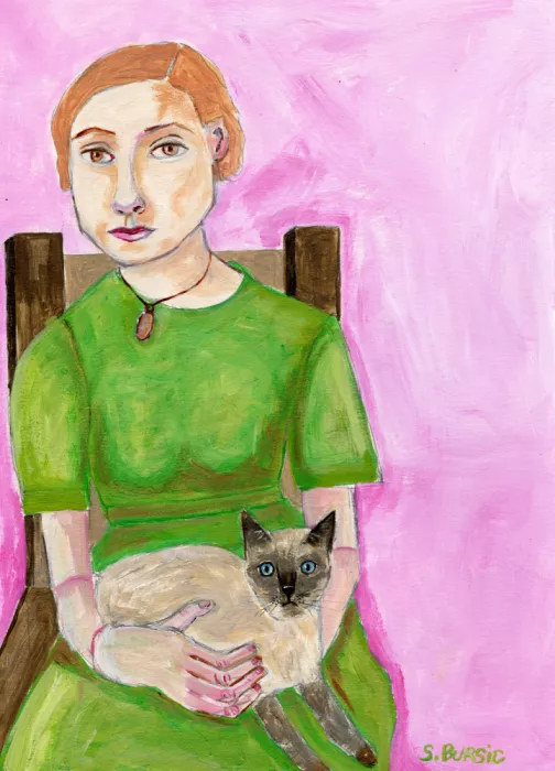 Bursic, Sharyn: Dame mit Katze