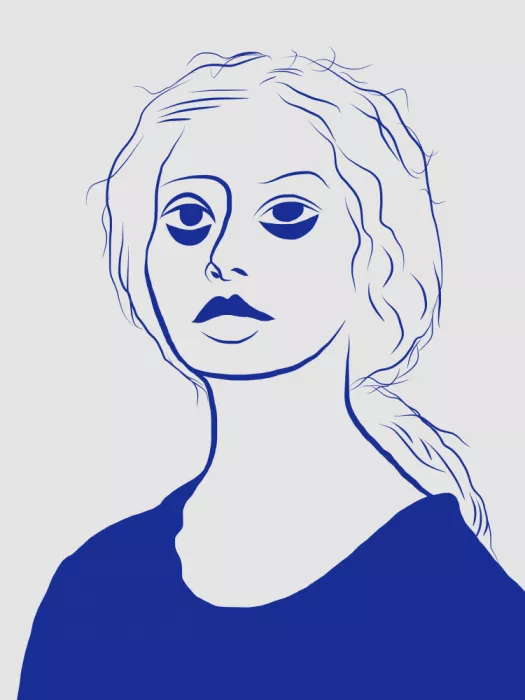 Dean, Little: Monochromatic Portrait Art