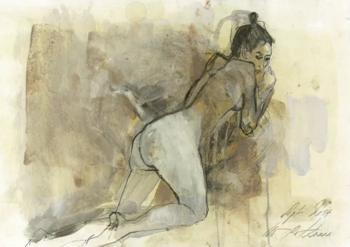 Rathmann, Ute: Figura nuda contemplativa