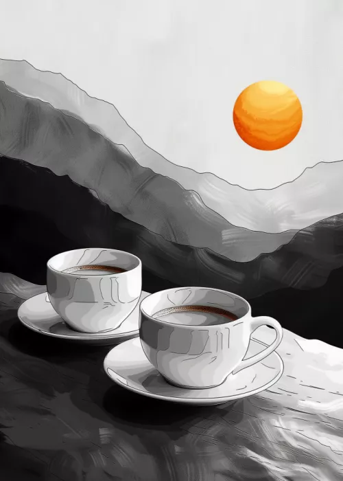 Jaszke, Justyna: I Love Coffee Food Illustration Art (1)
