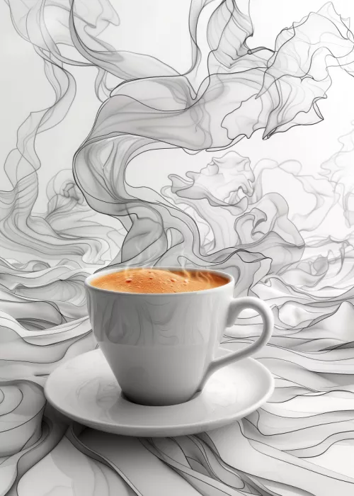 Jaszke, Justyna: Amo el café - Ilustración de alimentos (7)