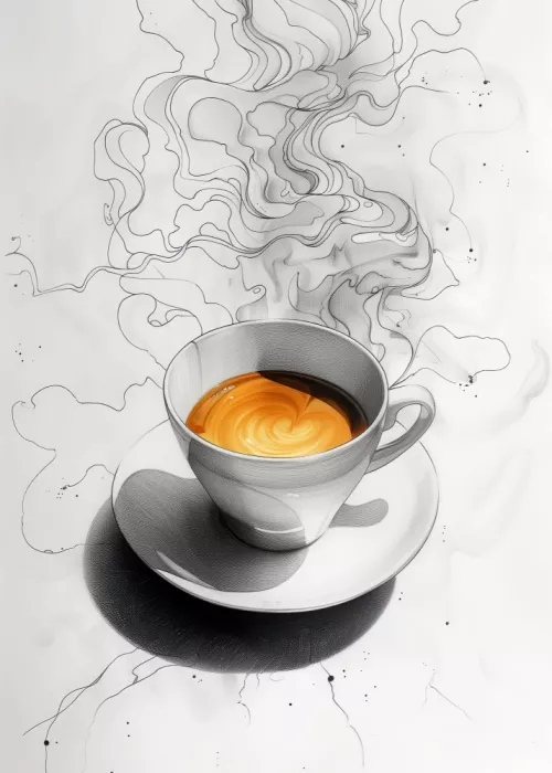 Jaszke, Justyna: I Love Coffee Food Illustration Art (8)
