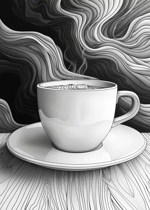 Jaszke, Justyna: I Love Coffee Food Illustration Art (17)