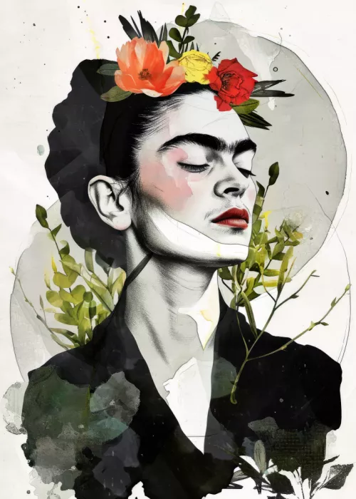 Jaszke, Justyna: Retrato de Frida 6