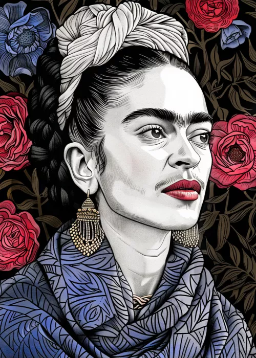 Jaszke, Justyna: Frida Portrait 7