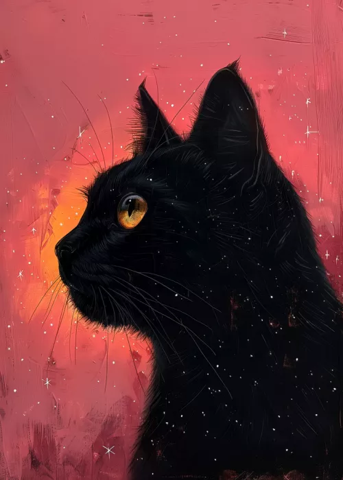 Jaszke, Justyna: Candy Cat the Star Illustration (5)