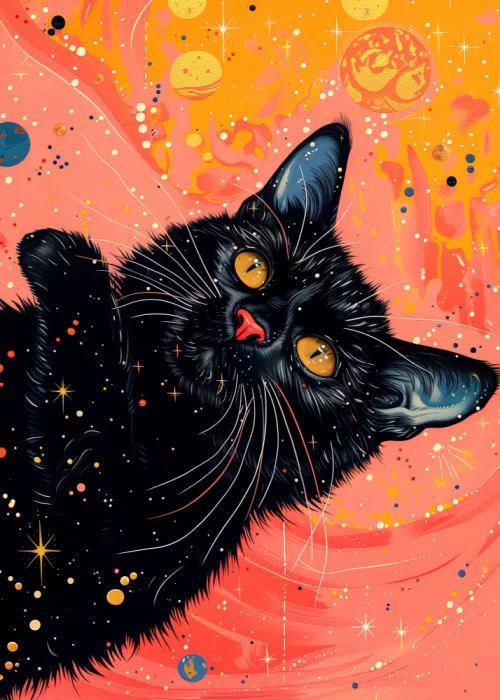 Jaszke, Justyna: Candy Cat the Star Illustration (9)