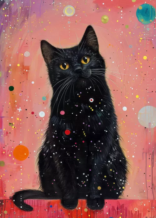 Jaszke, Justyna: Candy Cat der Stern Illustration (13)