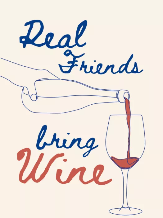 Ohkimiko: Real friends bring wine