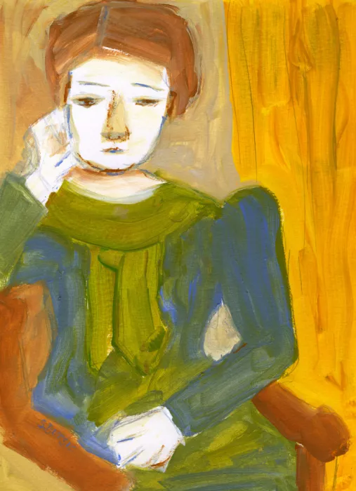 Bursic, Sharyn: Nachdenkliche Dame