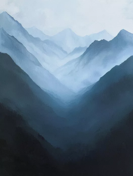 Paksoylu, Bilge: Poster-Leinwand Berg 42