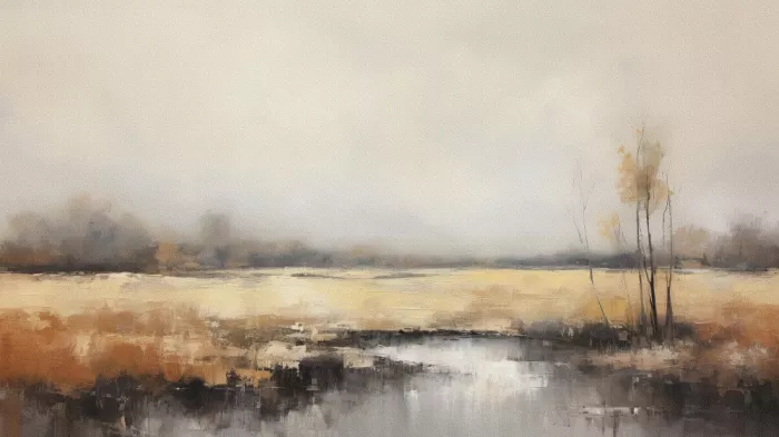 Paksoylu, Bilge: Horizontale abstrakte Landschaft 3