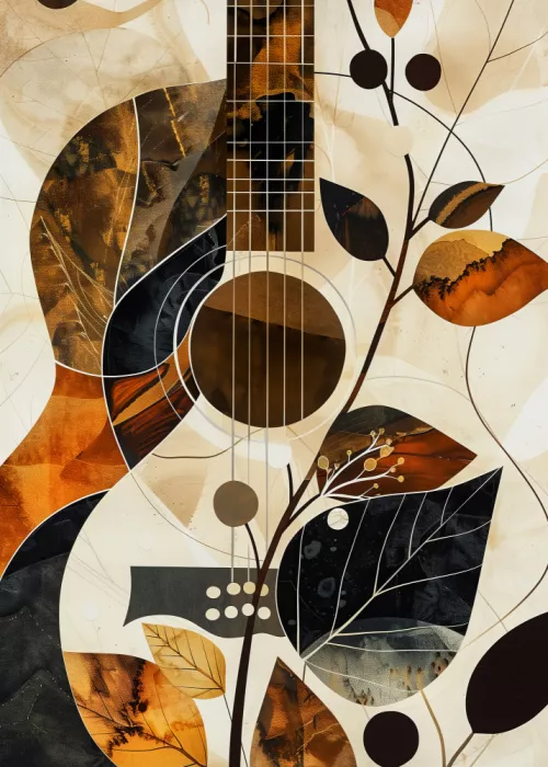 Jaszke, Justyna: Music Guitar Collage (1)