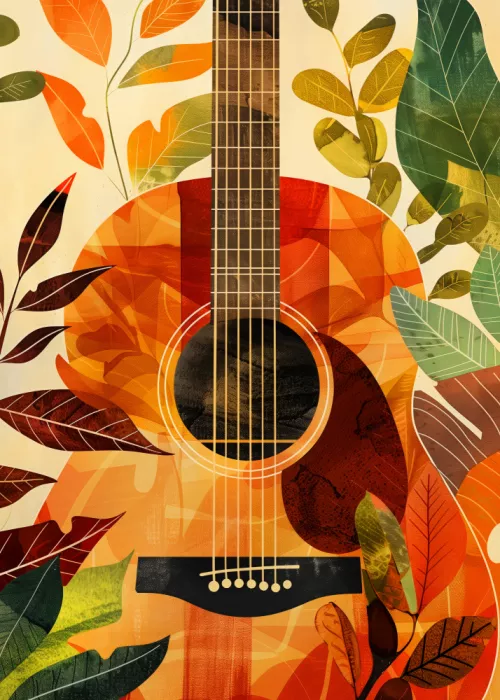Jaszke, Justyna: Music Guitar Collage (3)