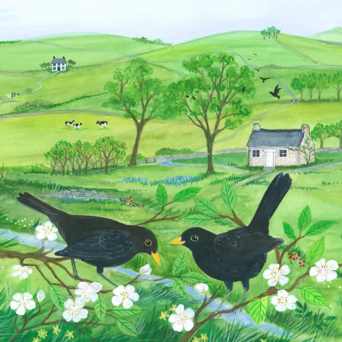 Brent, Isabelle: Mirlos y flores