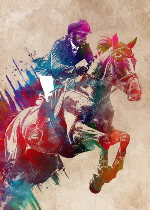 Jaszke, Justyna: Sport Horserider art